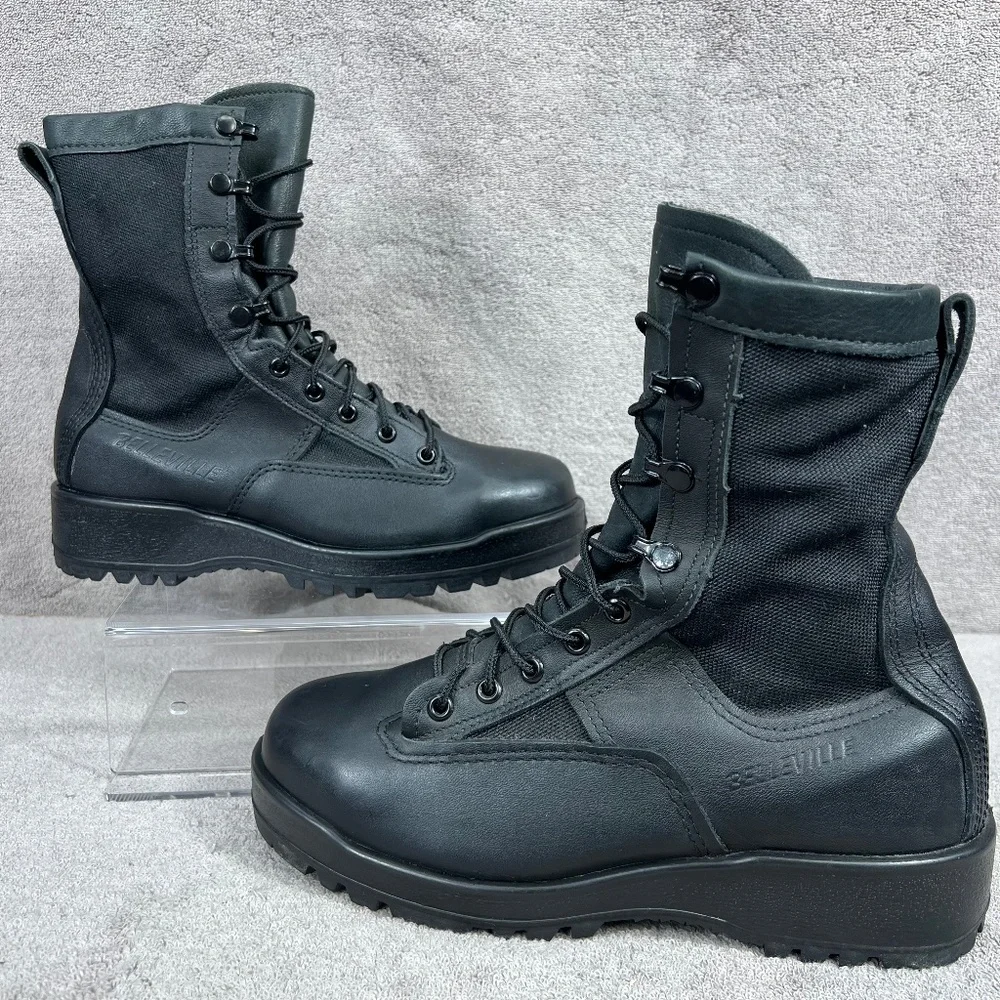 Belleville Goretex 700 ST Vibram Boots 6.5W Military Police Leather Mechanic